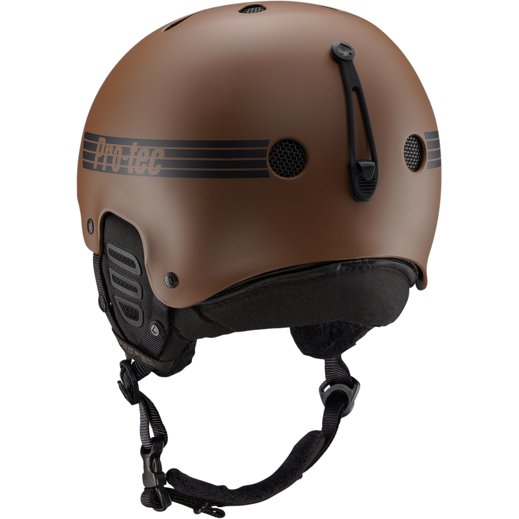 dirty dog comanche snowboard ski visor helmet Old School Snow w/MIPS - Matte Rust