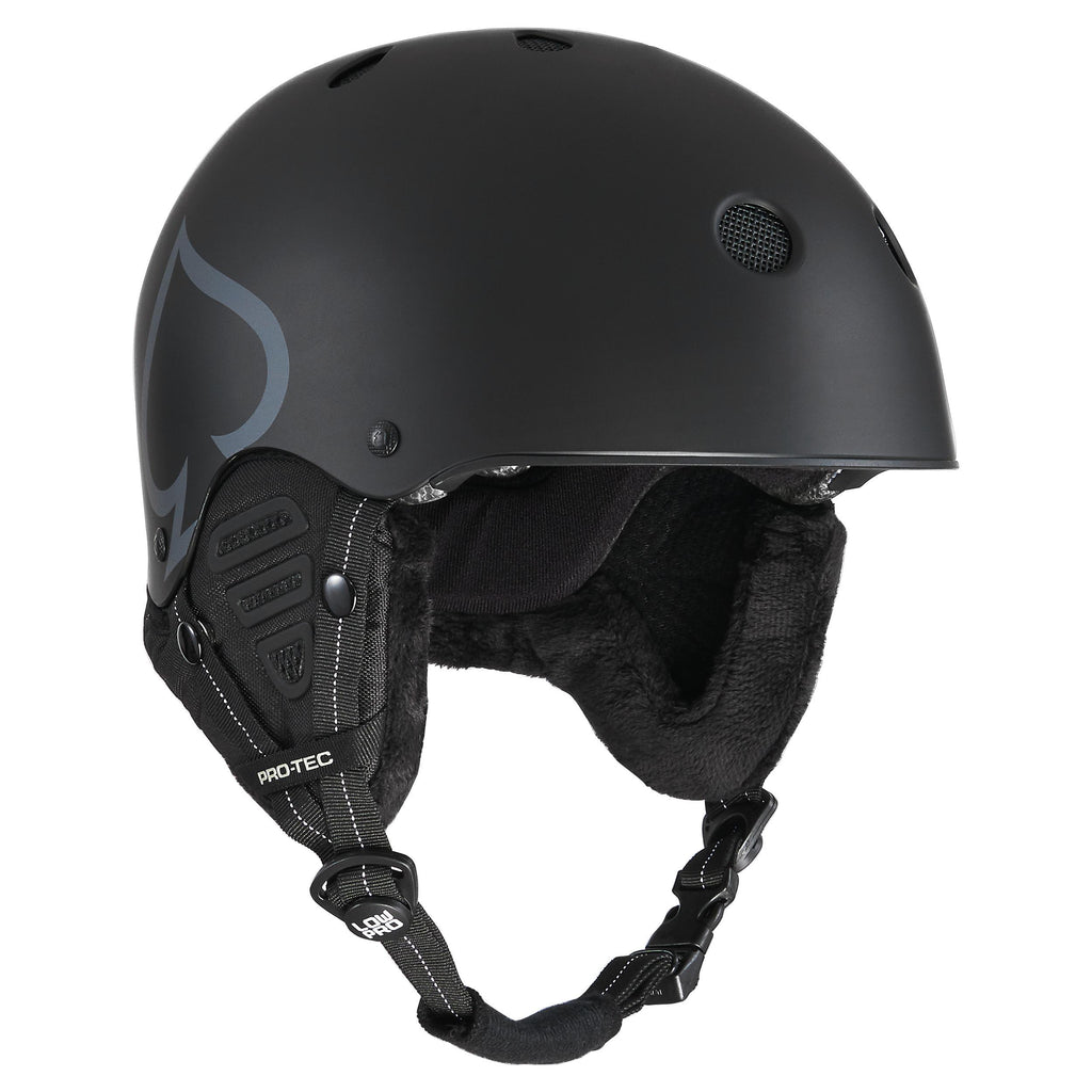 LOW PRO Snow Certified Helmet - Matte Black | Pro-Tec Helmets