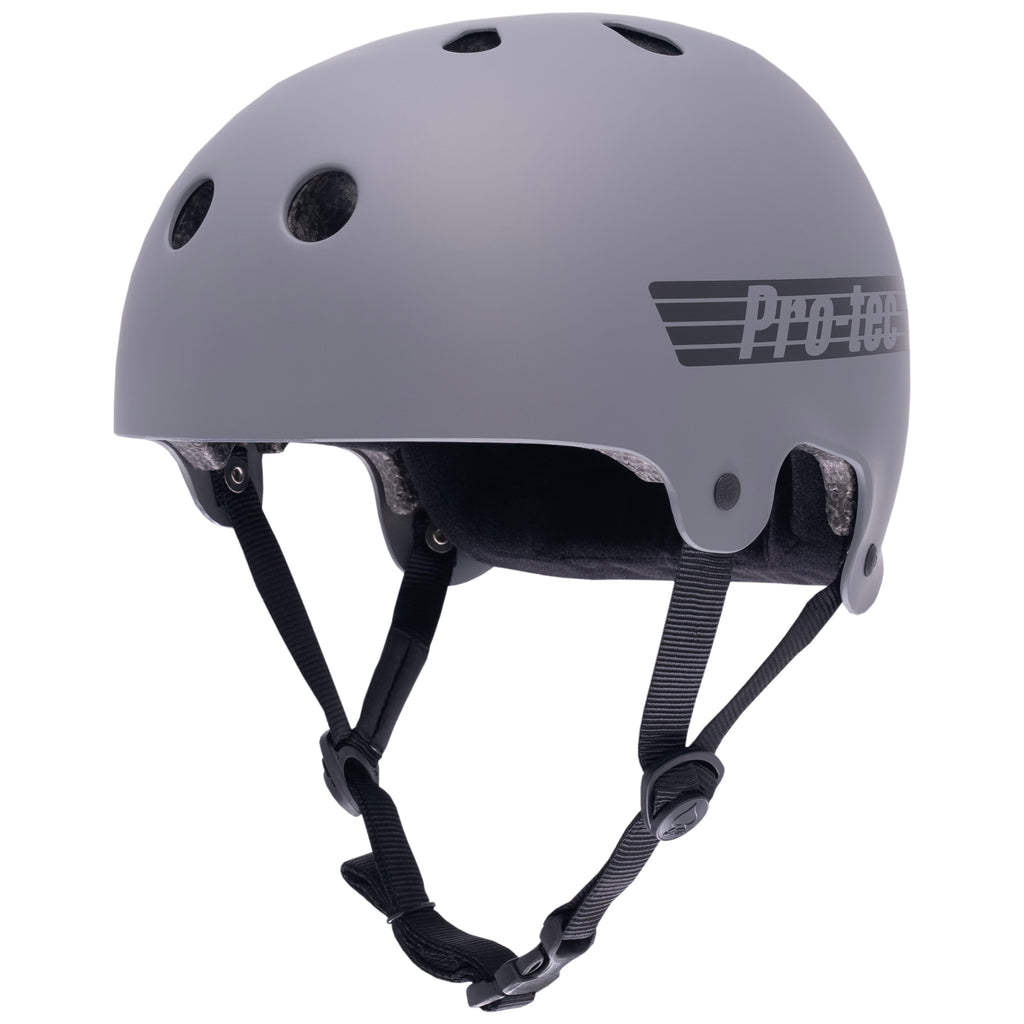 OLD SCHOOL LOW PRO ASIA FIT HELMET - MATTE GREY (CERTIFIED) | Pro