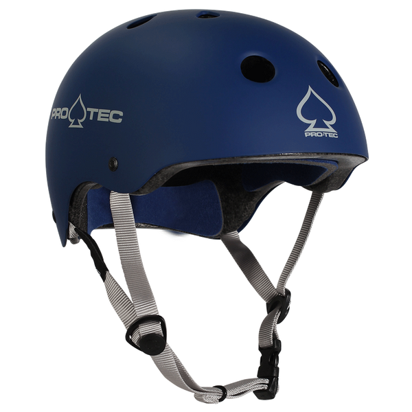 CLASSIC - MATTE BLUE (CERTIFIED) COOL SKATEBOARD HELMETS