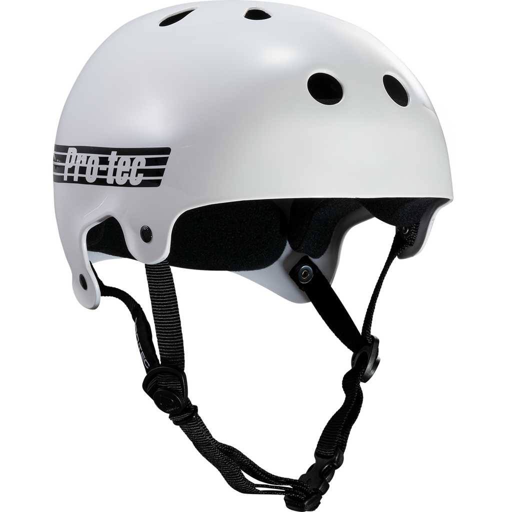 OLD SCHOOL SKATE - GLOSS WHITE | Pro-Tec Helmets