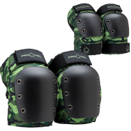 STREET KNEE/ELBOW PAD SET - OPEN BACK - CAMO