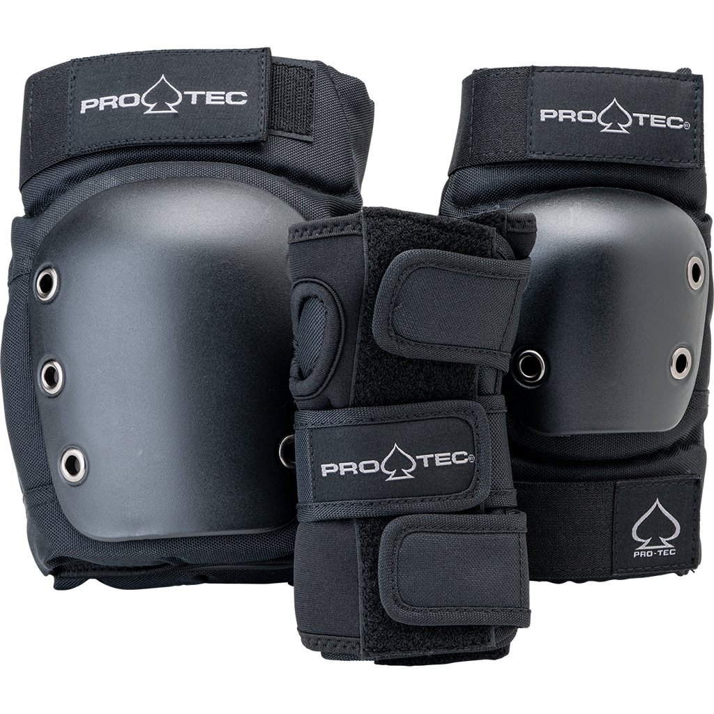 STREET GEAR 3-PACK - OPEN BACK - BLACK | Pro-Tec Helmets