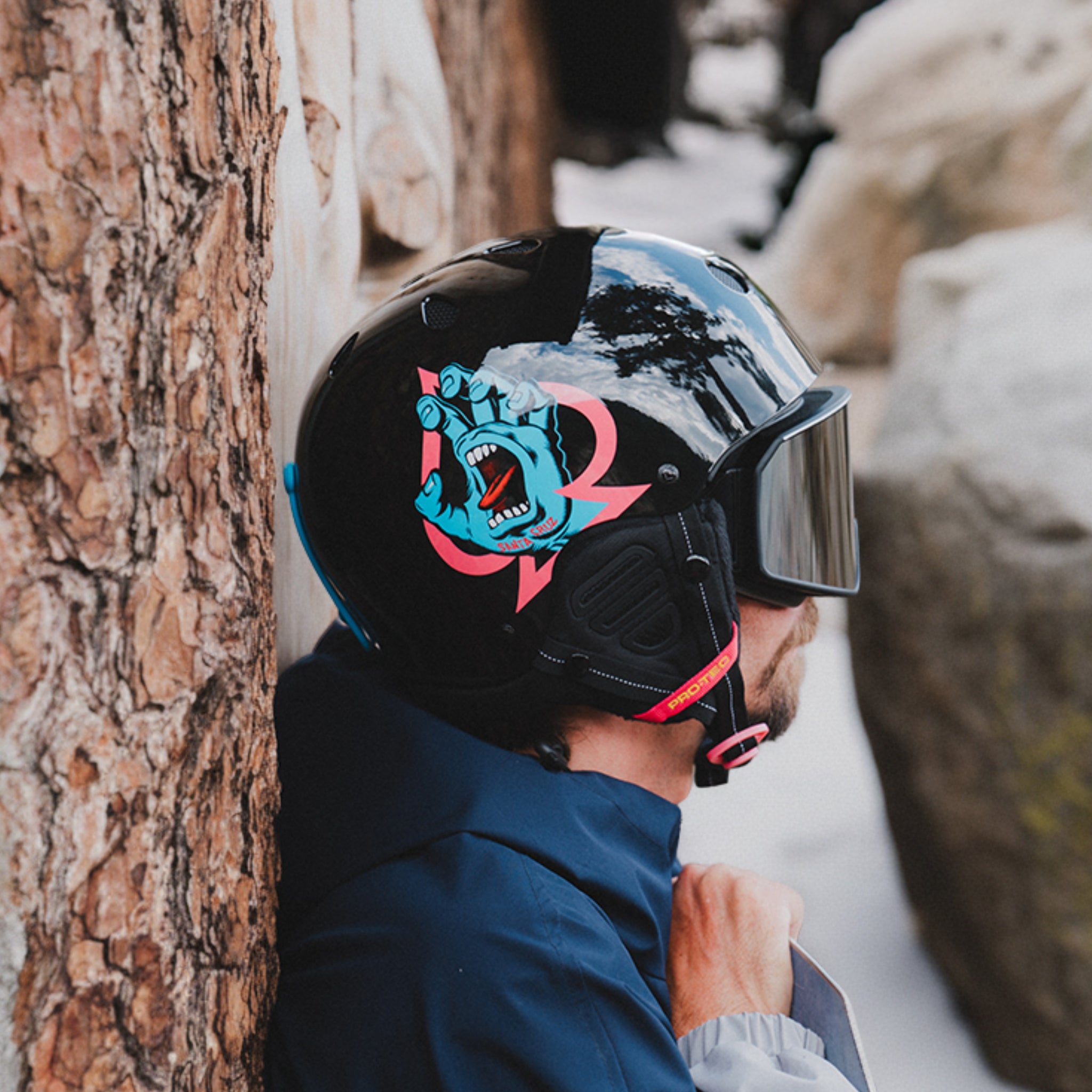 LOW PRO Snow Certified Helmet - Santa Cruz Signature Edition - Gloss B LOW PRO Snow Certified Helmet - Santa Cruz Signature Edition - Gloss B