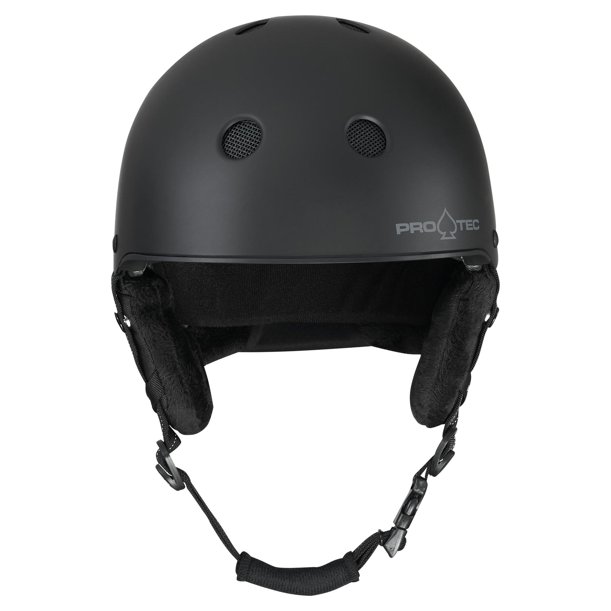 girls black snowboarding helmet LOW PRO Snow Certified Helmet - Matte Black
