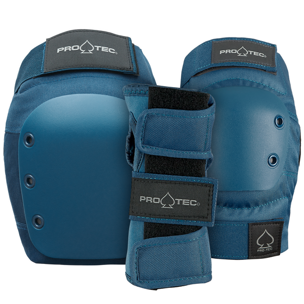 STREET GEAR 3-PACK PAD SET - BLUE