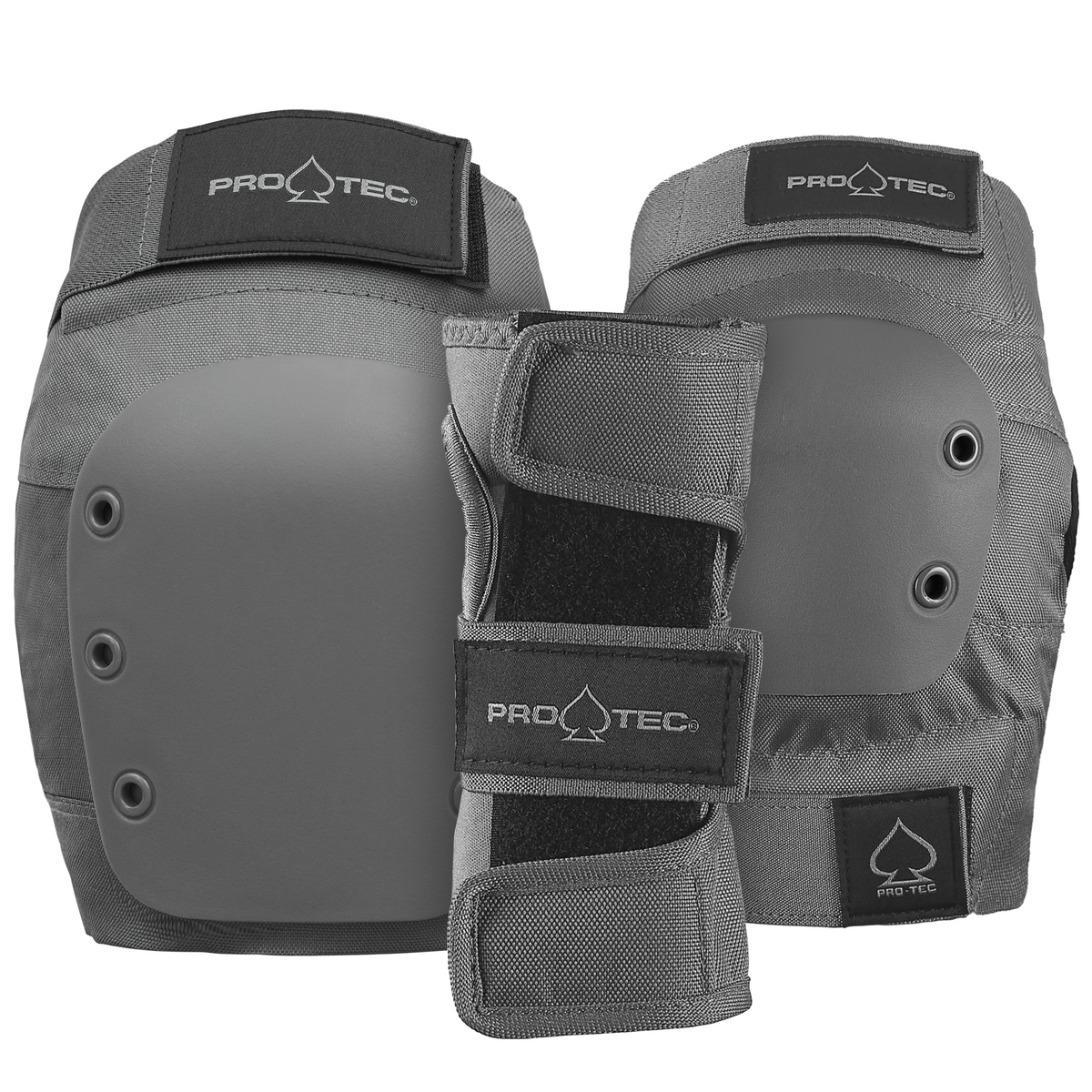STREET GEAR 3-PACK PAD SET - GREY