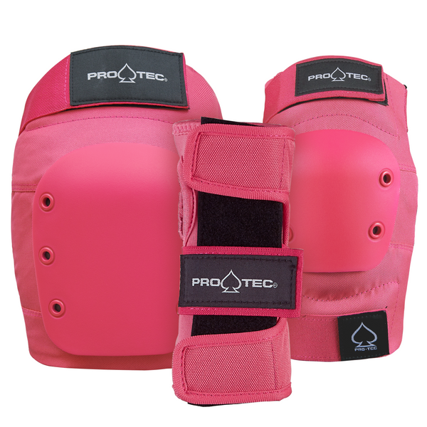 STREET GEAR 3-PACK PAD SET - PINK