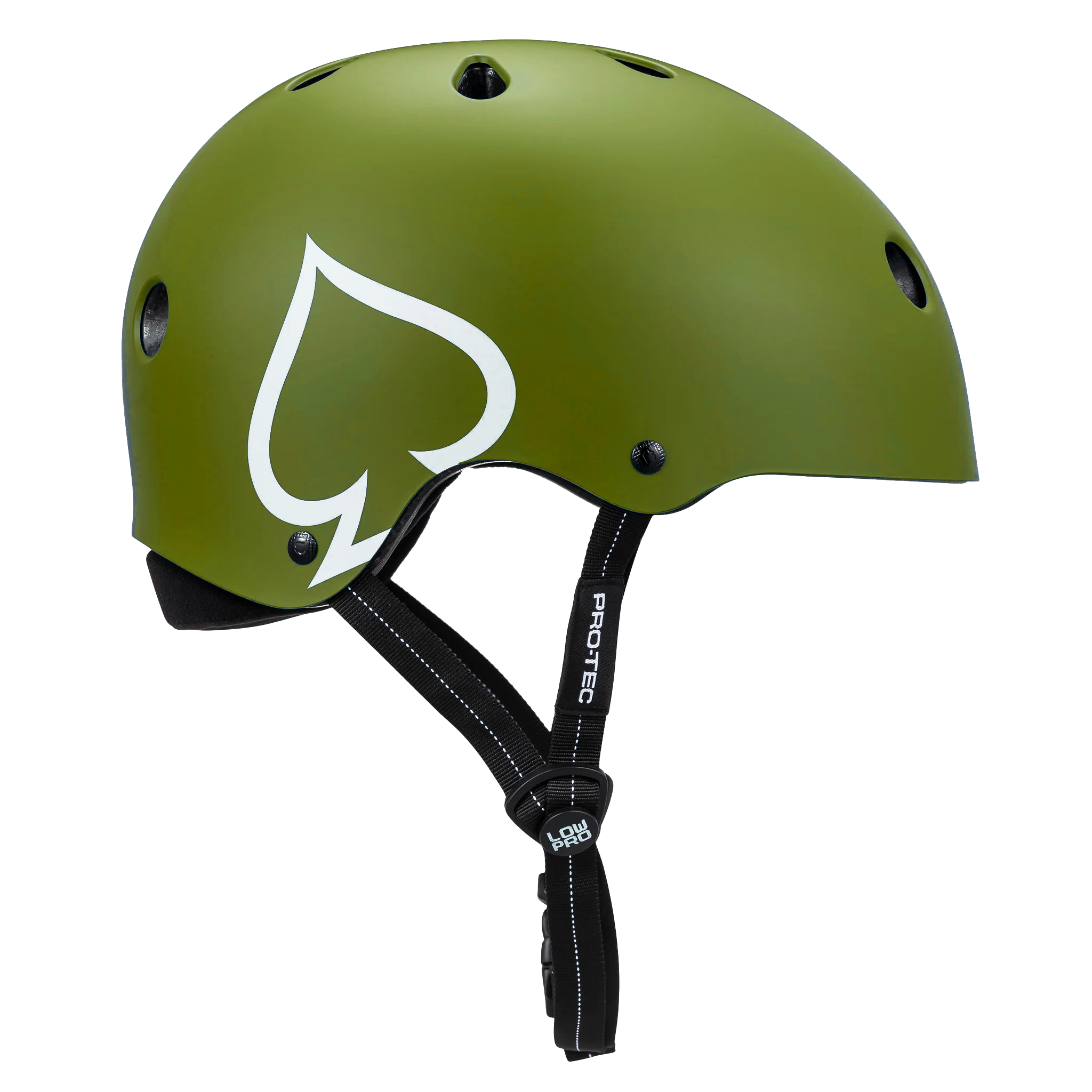 army style bike helmet LOW PRO Certified Helmet - Matte Army Green