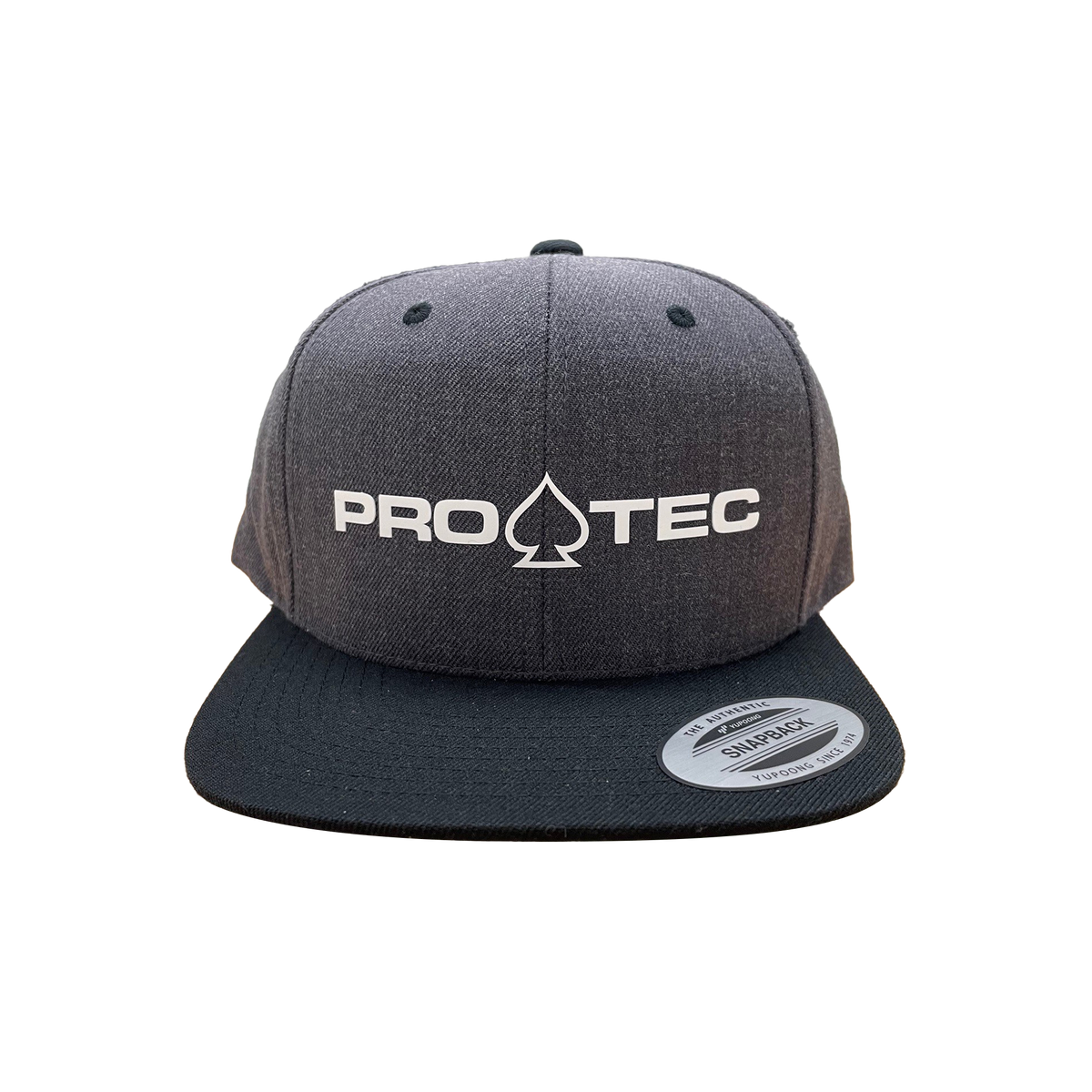 Pro-Tec Spade Flat Cap - Dark Heather/Black