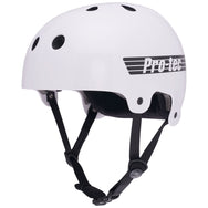 OLD SCHOOL LOW PRO ASIA FIT HELMET - GLOSS WHITE (CERTIFIED)