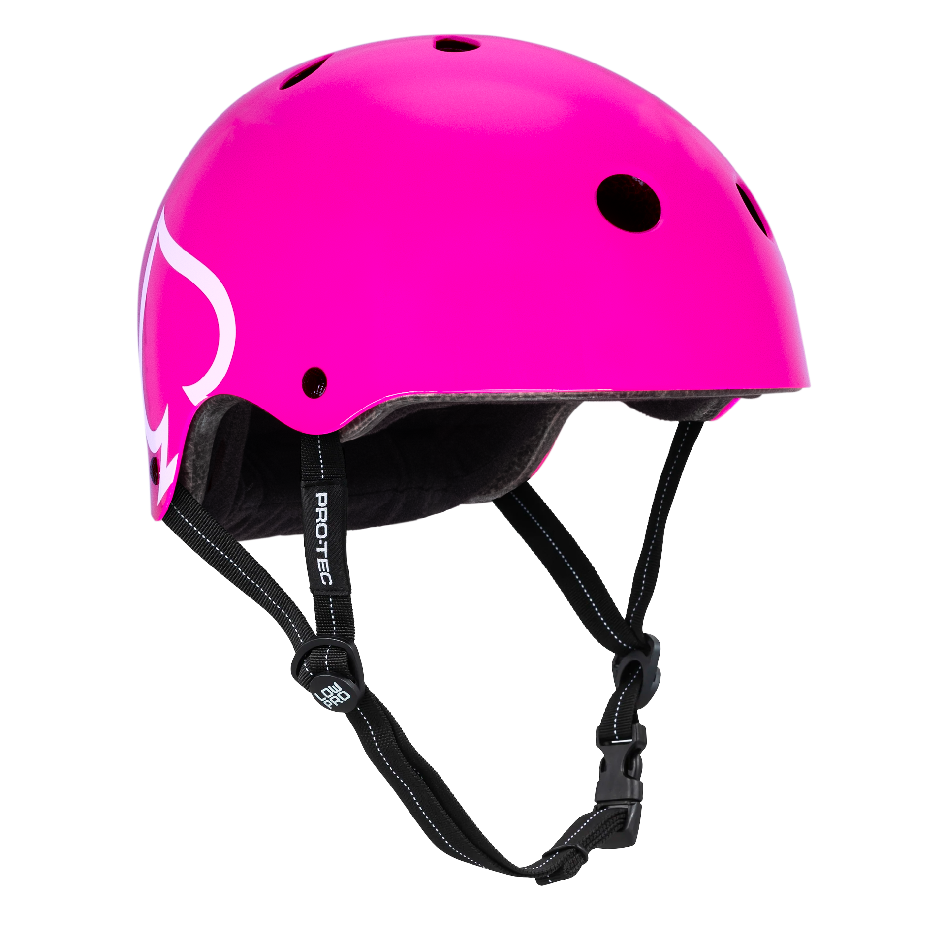 downhill helm pink Pro Tec Low Pro Certified Helmet Gloss Pink S/M