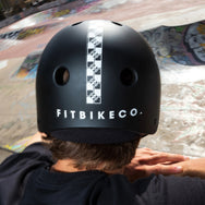 LOW PRO Certified Helmet - FIT CHECKERED SIGNATURE EDITION - MATTE BLACK