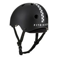 LOW PRO Certified Helmet - FIT CHECKERED SIGNATURE EDITION - MATTE BLACK