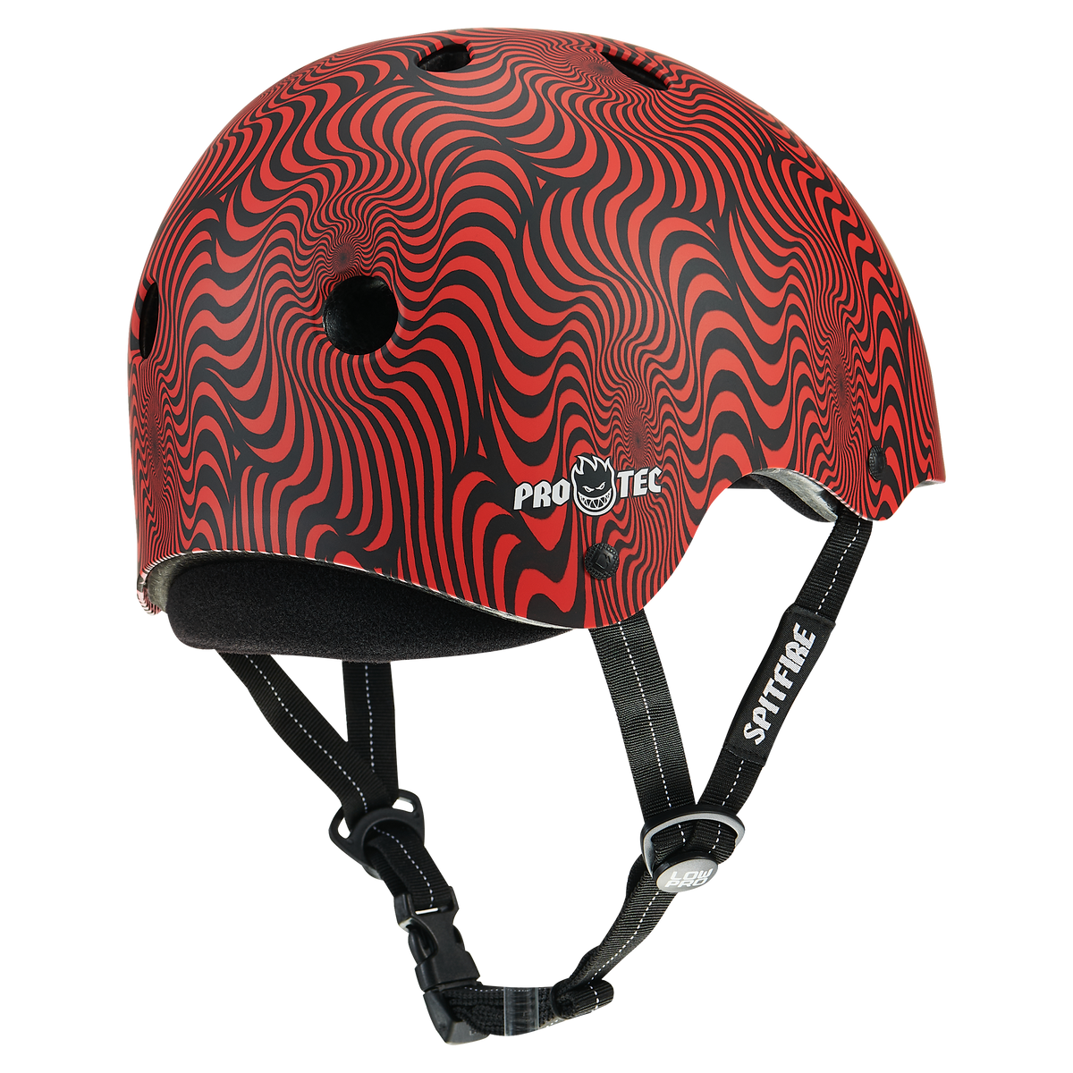 LOW PRO Certified Helmet - SPITFIRE SIGNATURE EDITION - RED SWIRL