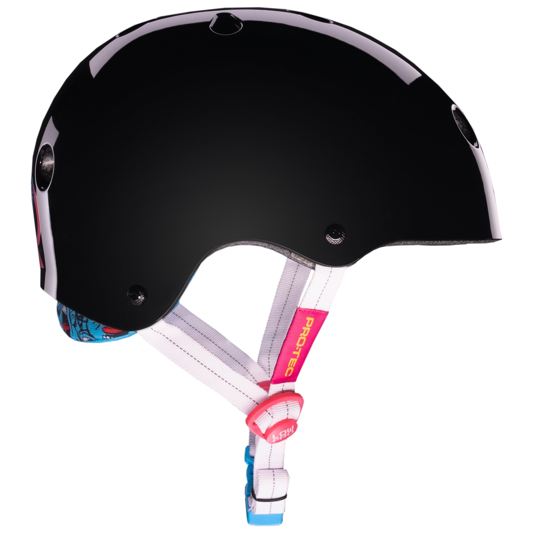 LOW PRO Certified Helmet - SANTA CRUZ SIGNATURE EDITION - GLOSS BLACK