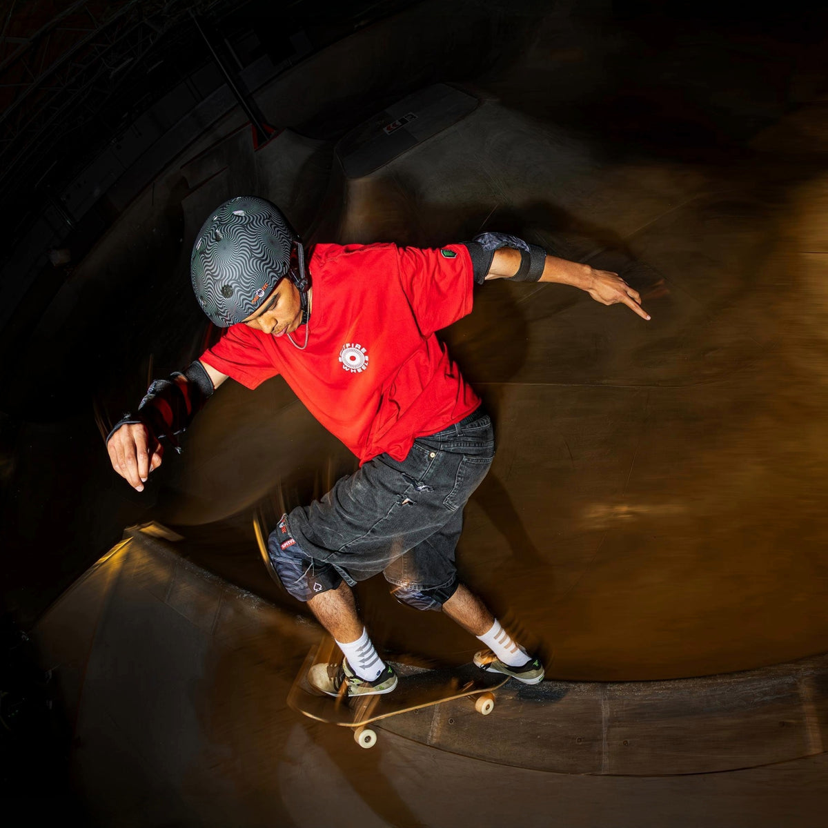 LOW PRO Certified Helmet - SPITFIRE SIGNATURE EDITION - BLACK SWIRL