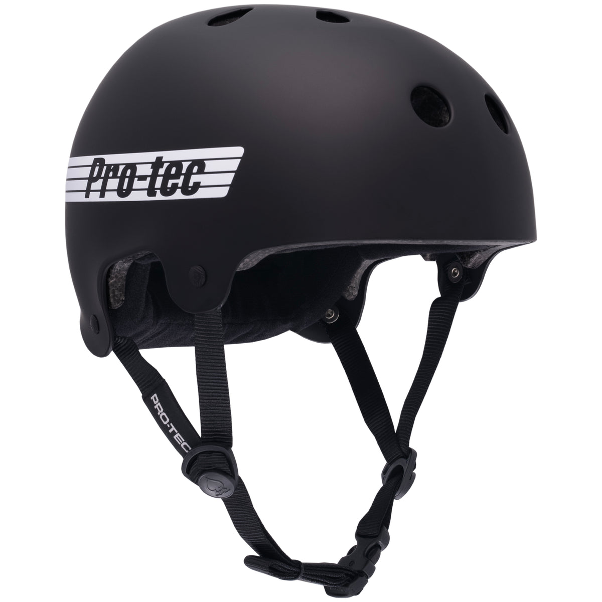 OLD SCHOOL LOW PRO HELMET - MATTE BLACK (CERTIFIED)
