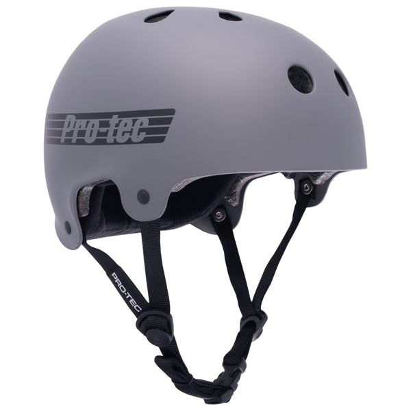 OLD SCHOOL LOW PRO HELMET - MATTE GREY (CERTIFIED)