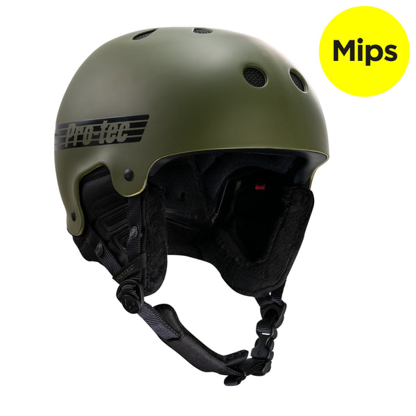 Old School Snow w/ MIPS - Matte Olive