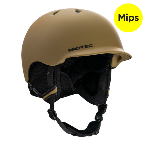 Riot Certified Snow w/ MIPS - Matte Khaki