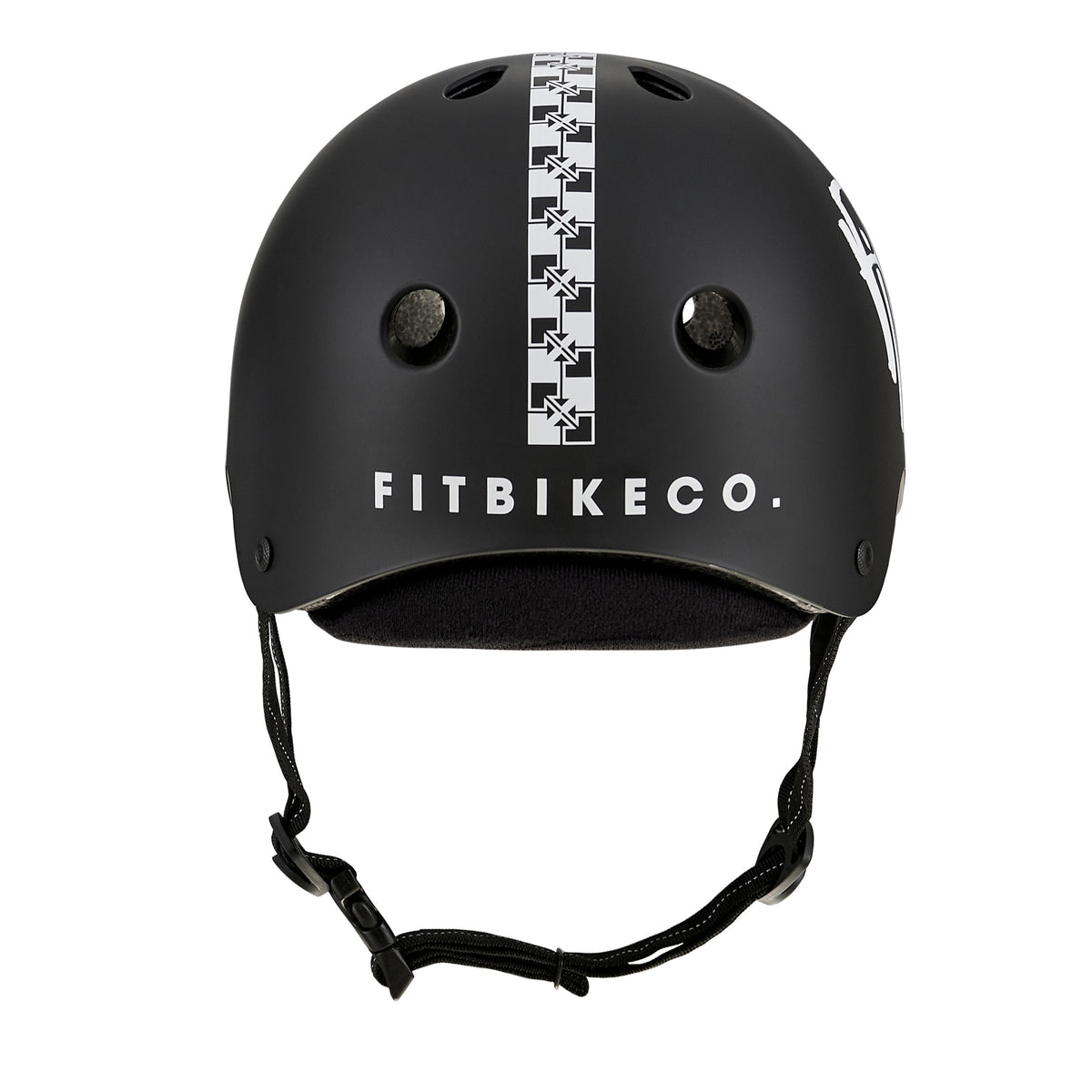 LOW PRO Certified Helmet - FIT CHECKERED SIGNATURE EDITION - MATTE BLACK