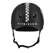 LOW PRO Certified Helmet - FIT CHECKERED SIGNATURE EDITION - MATTE BLACK
