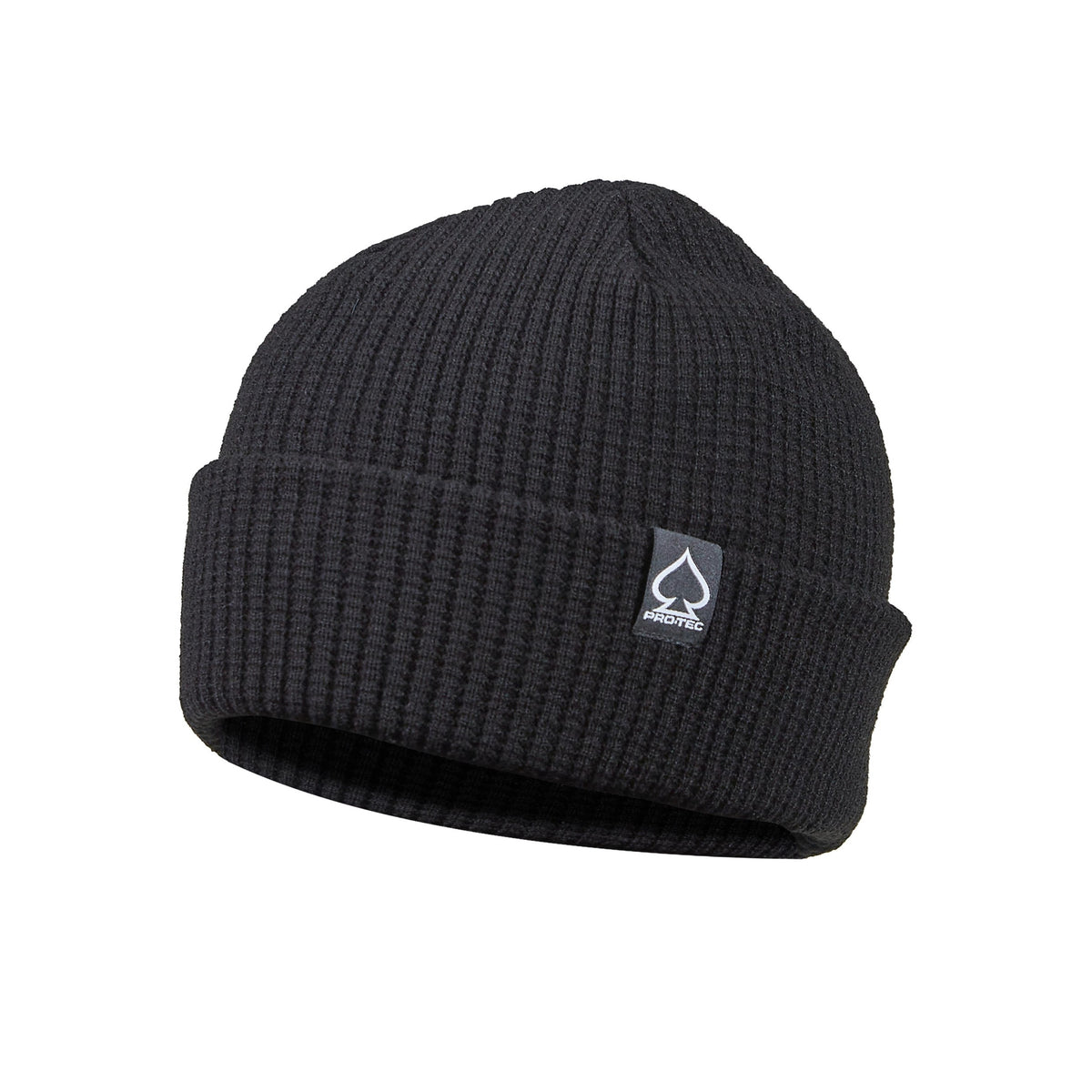 PRO-TEC Patch Cuff Snow Beanie - Black