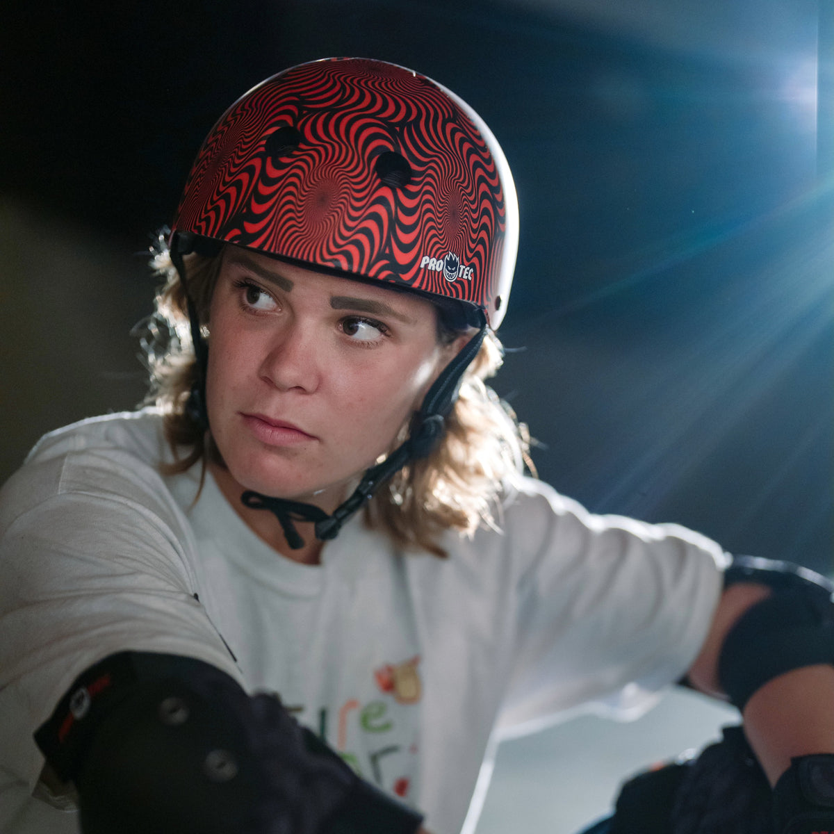 LOW PRO Certified Helmet - SPITFIRE SIGNATURE EDITION - RED SWIRL