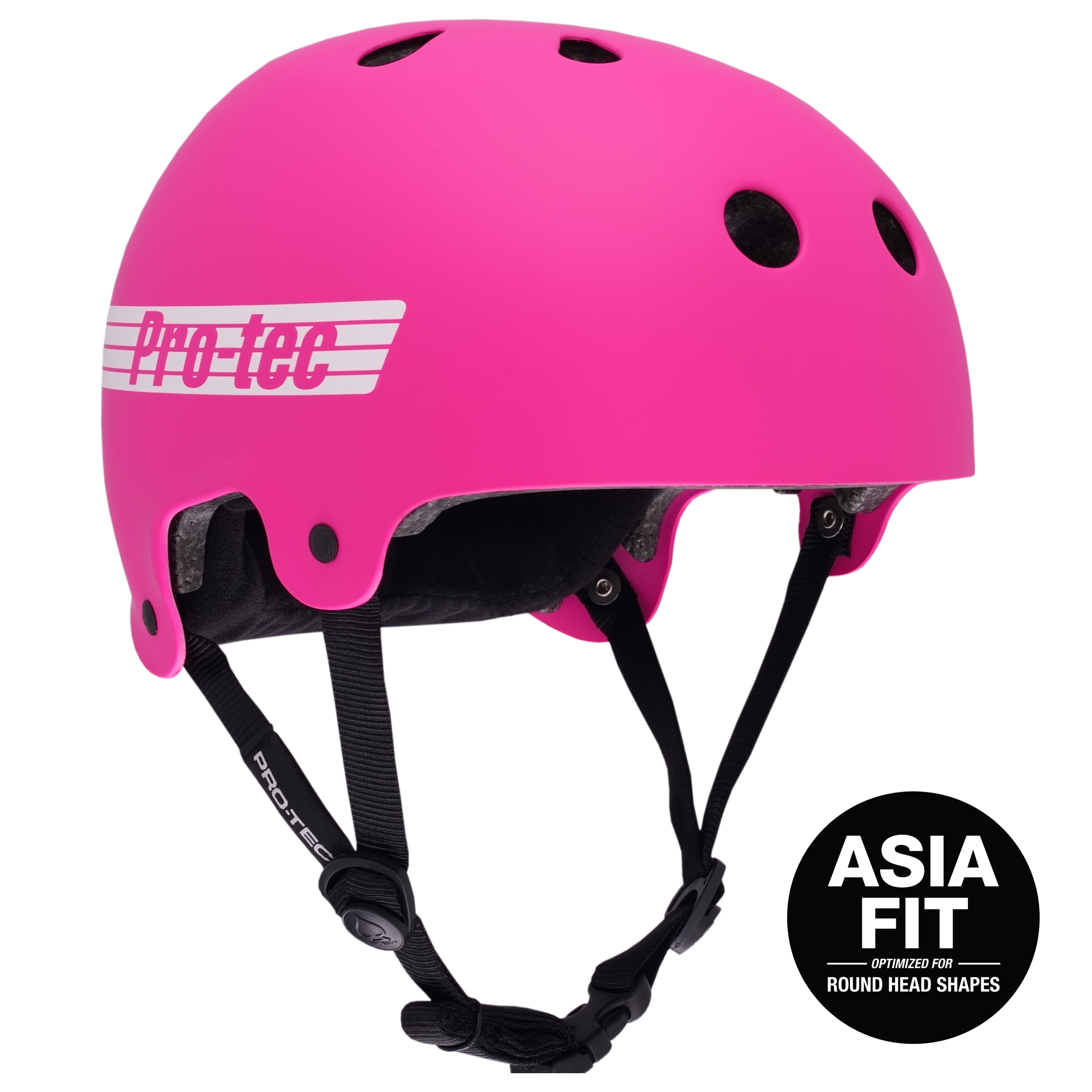 OLD SCHOOL LOW PRO ASIA FIT HELMET - MATTE PINK (CERTIFIED)