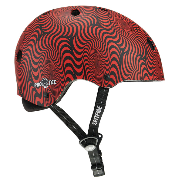 LOW PRO Certified Helmet - SPITFIRE SIGNATURE EDITION - RED SWIRL