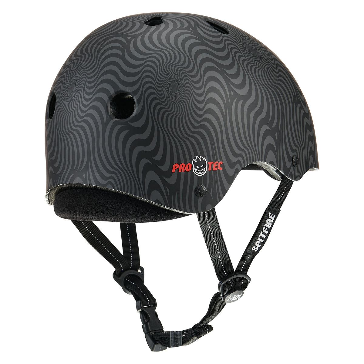 LOW PRO Certified Helmet - SPITFIRE SIGNATURE EDITION - BLACK SWIRL