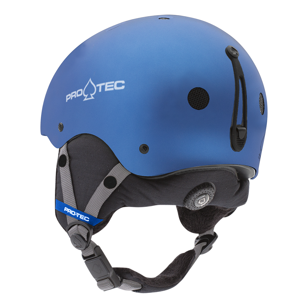 JR. Classic Certified Snow Metallic Blue Pro Tec Helmets