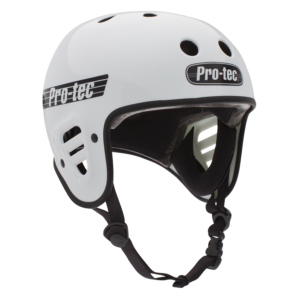 Full Cut Skate - Gloss White (Certified) | Pro-Tec Helmets