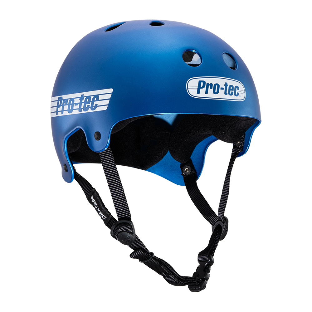 Pro Tec Helmet Old School  Casque Bleu métallisé 